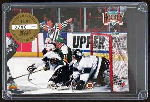 1991 Upper Deck Los Angeles Kings Silver Season Anniversary LE #0780/7000 Card
