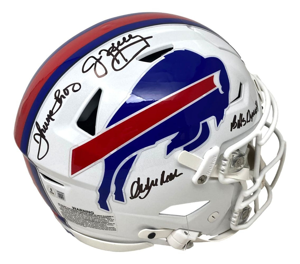 Kelly Thomas Reed Signed Bills FS Authentic SpeedFlex Helmet Bills Dyn – Super Sports Center