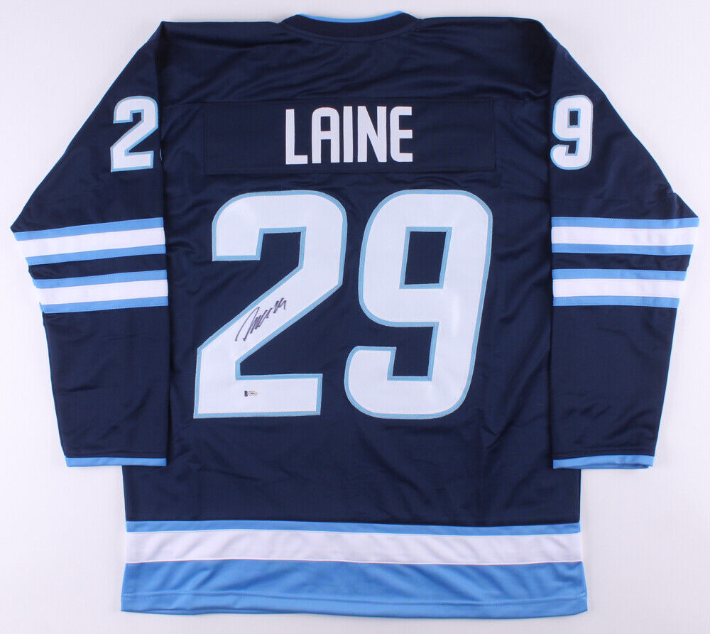 Patrik Laine Signed Winnipeg Jets Jersey (Beckett) 2nd Overall