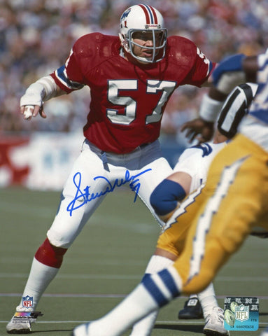 Steve Nelson New England Patriots Signed 8x10 Photo vs Chargers
