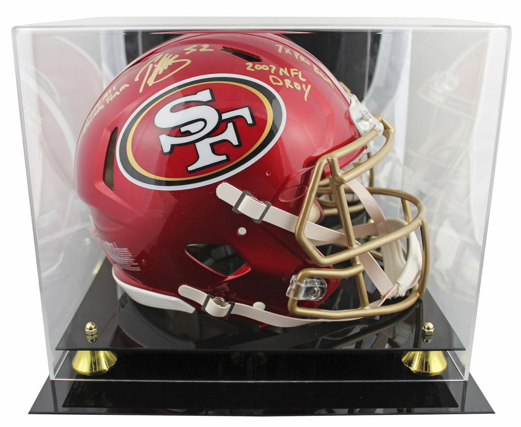49ers Patrick Willis "3x Insc" Signed Flash F/S Speed Proline Helmet W Super Sports Center 49ers Patrick Willis "3x Insc" Signed Flash F/S Speed Proline Helmet W Super Sports Center