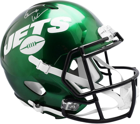 Garrett Wilson New York Jets Autographed Riddell Speed Replica Helmet