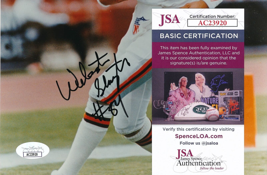 thumbnail interactive-video image 1 of Webster Slaughter & Reggie Langhorne Cleveland Browns Signed 8x10 Photo Reprint 1 of 2