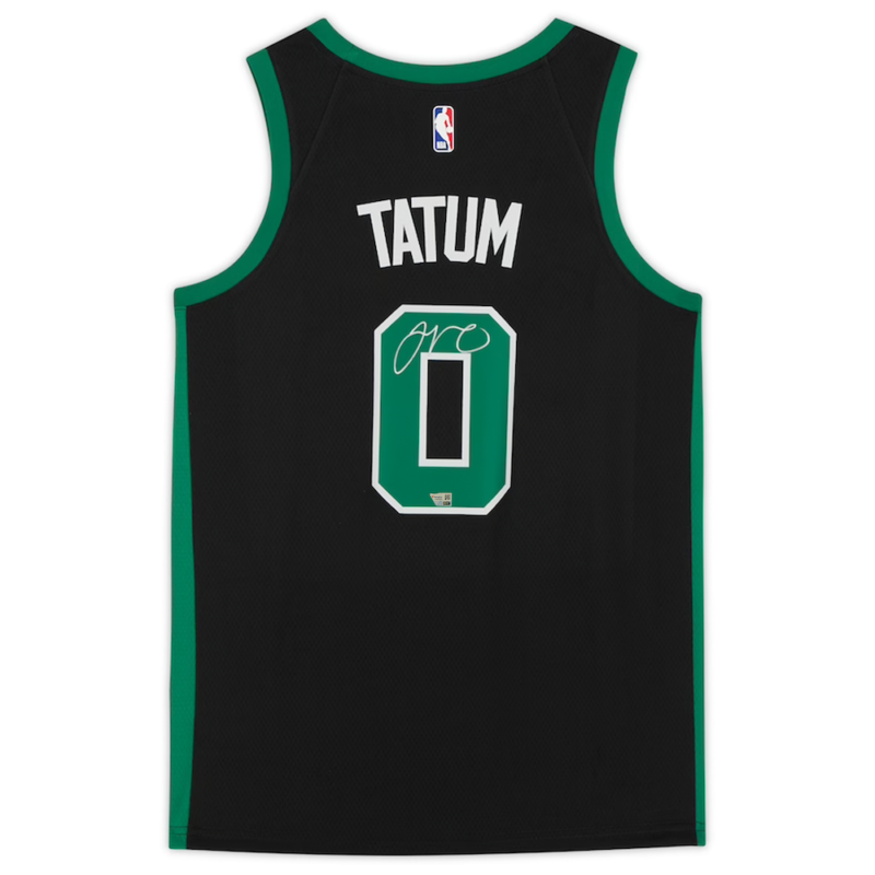 Jayson Tatum Autographed Celtics Black Statement Edition Nike