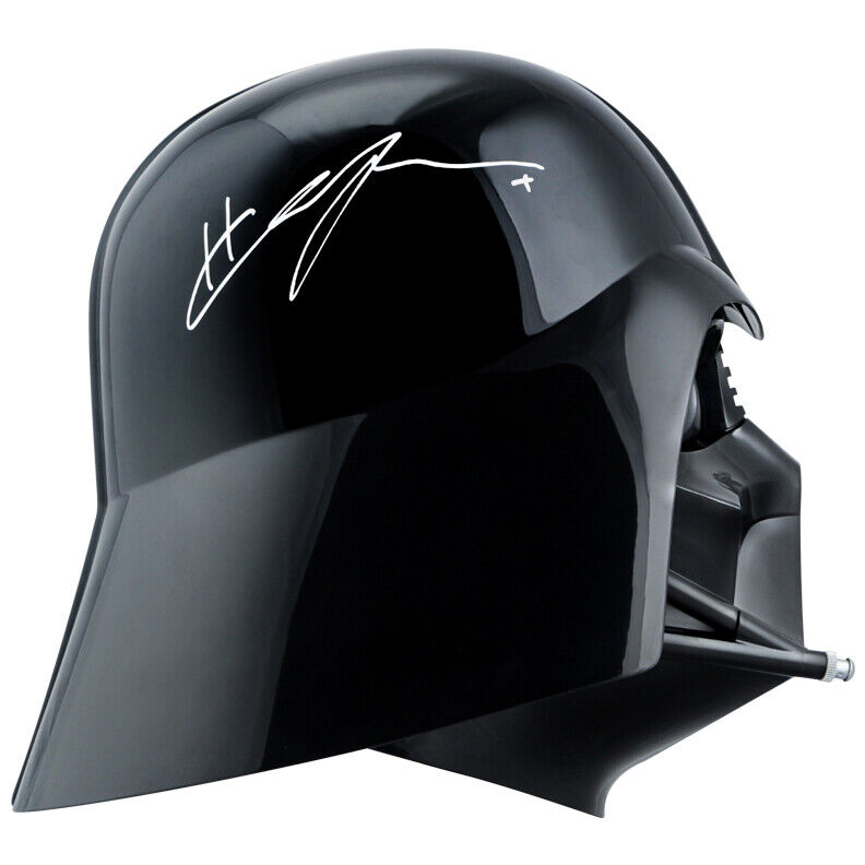 buy darth vader motorcycle helmet Hayden Christensen Autographed Star Wars Darth Vader 1:1 Scale Replica – Super Sports Center