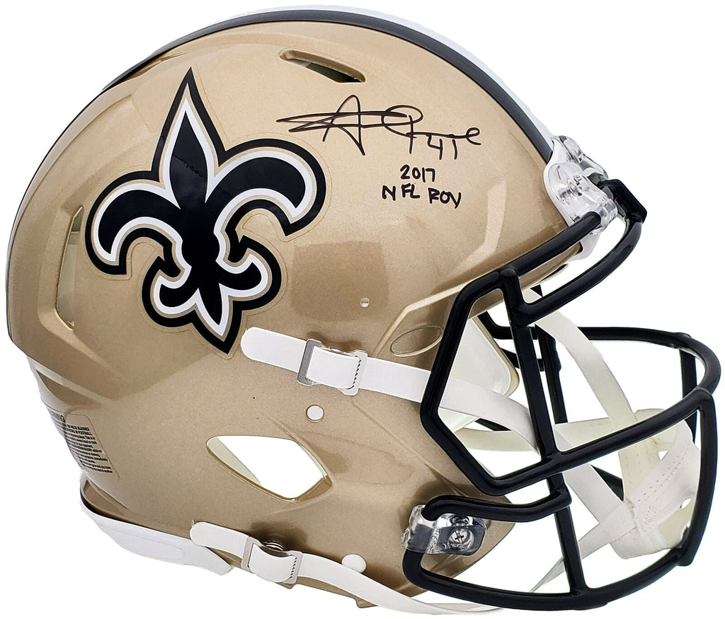 ALVIN KAMARA AUTO SAINTS FULL SIZE AUTHENTIC HELMET 2017 NFL ROY BECKE – Super Sports Center