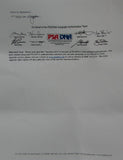 Len Barnum WV Wesleyan/ NY Giants /Eagles Signed Cut PSA/DNA 145020