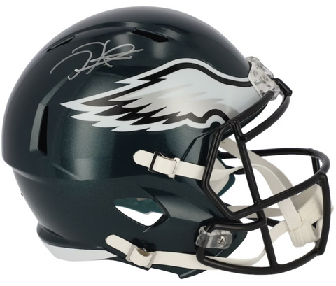 JALEN HURTS Autographed Philadelphia Eagles Full Size Speed Helmet FANATICS