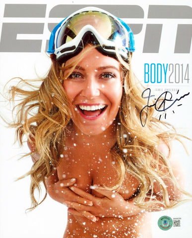 Jamie Anderson Winter Olympics Authentic Signed 8x10 Photo BAS #BH049769