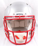 Randy Moss Signed Patriots F/S Speed Authentic Helmet w/Insc- Beckett W Hologram