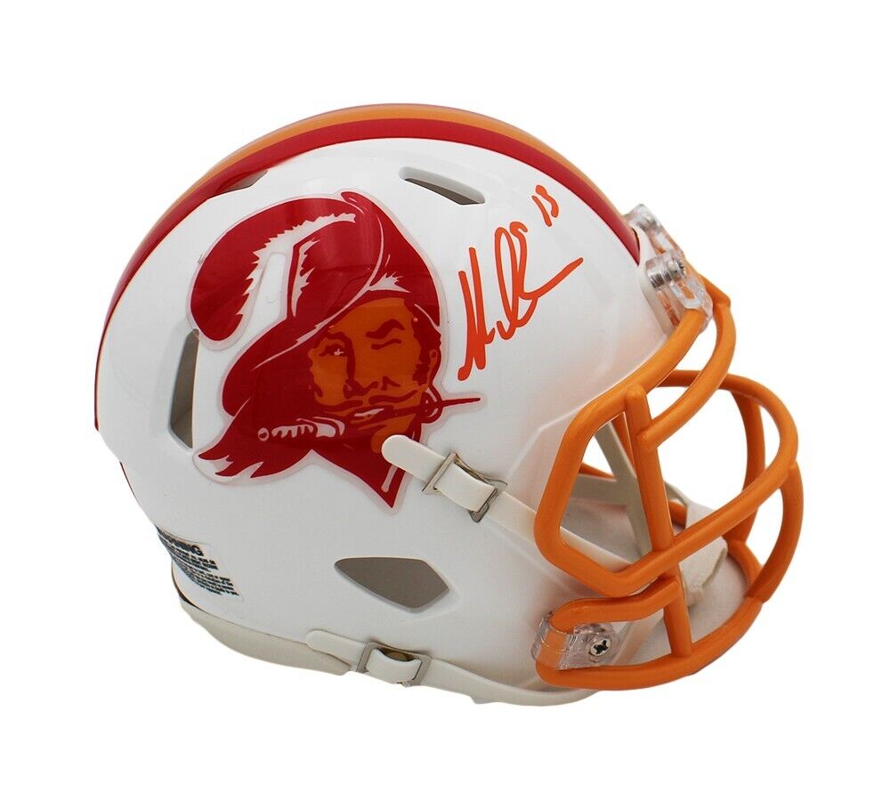 buccaneers mini football helmet TAMPA BAY RIDDELL 2023 SALUTE TO SERVICE SPEED NEW Tampa Bay Buccaneers NFL Football Team Mini Helmet Authentic NFL Collectible Mini Helmet with Picture Inside. Tampa Bay Buccaneers NFL Collectible