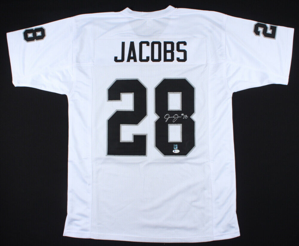 Josh Jacobs Signed Oakland Raiders Jersey (Beckett COA) Alabama