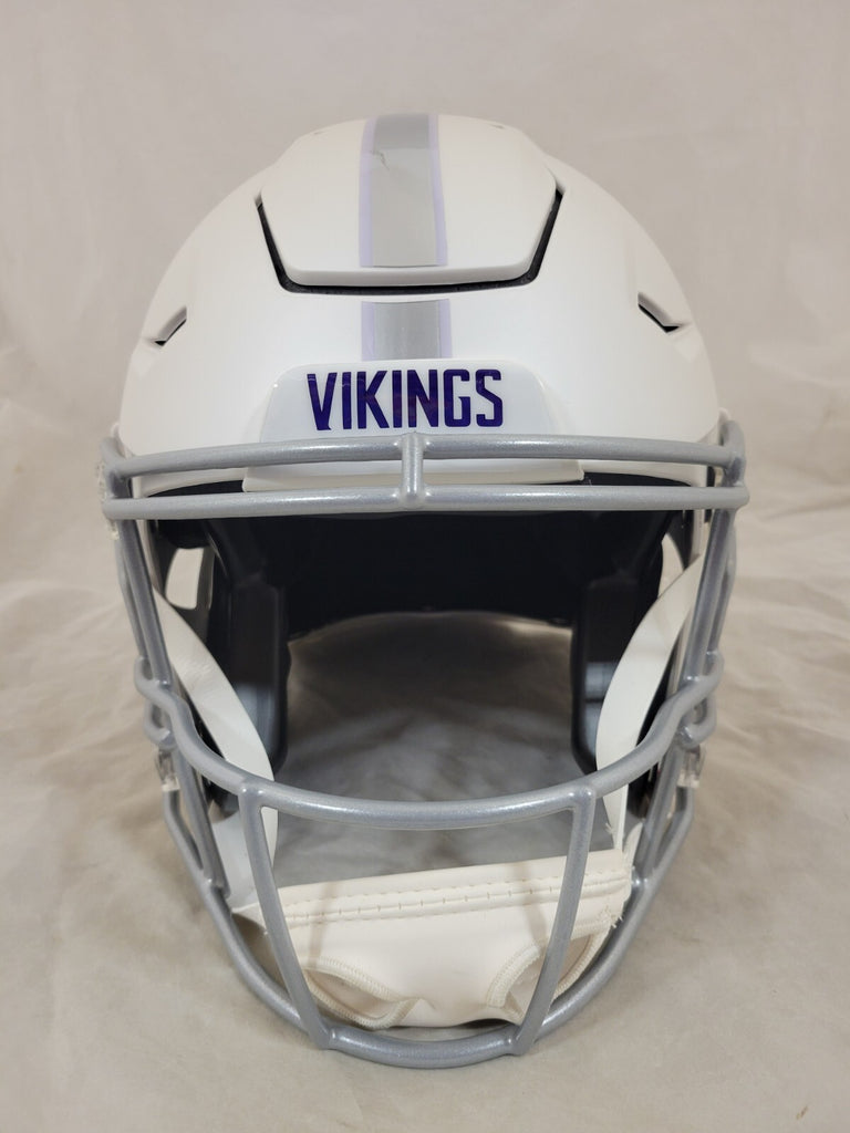 JUSTIN JEFFERSON SIGNED MINNESOTA VIKINGS WINTER WARRIOR SPEEDFLEX