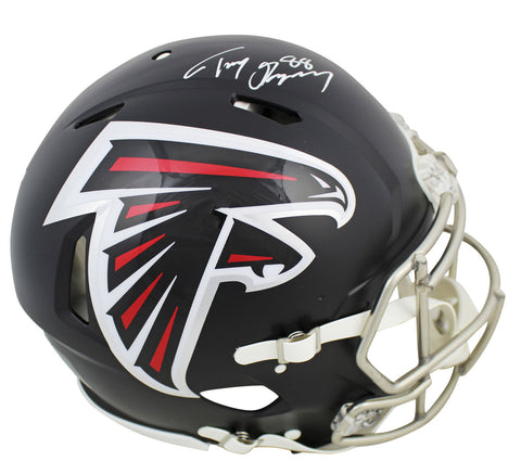 Falcons Tony Gonzalez Signed 2020 Full Size Speed Proline Helmet BAS Witnessed