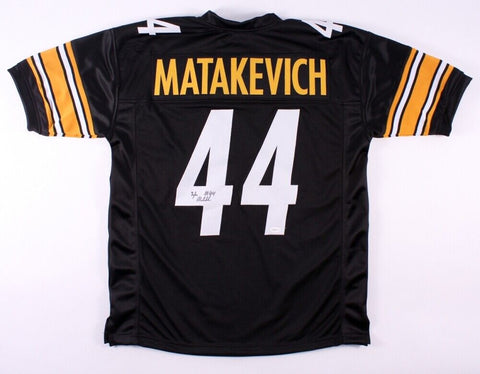 Tyler Matakevich Signed Steelers Jersey (TSE COA) Pittsburgh Linebcker /Temple U