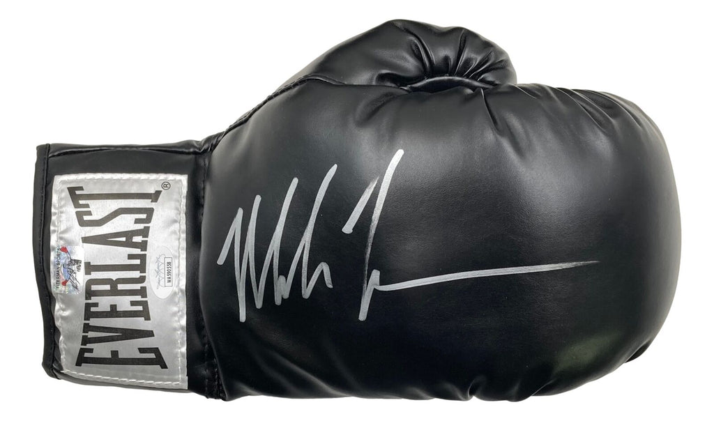 Mike Tyson Signed Black Everlast Right Hand Boxing Glove w