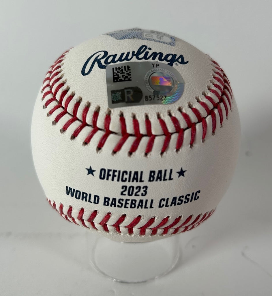 Yoshinobu Yamamoto Autographed 2023 WBC Official Baseball MLB