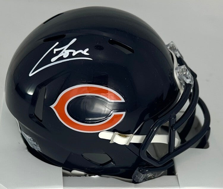 Bears COLSTON LOVELAND Signed Riddell CHICAGO Speed Mini Helmet AUTO Bears COLSTON LOVELAND Signed Riddell CHICAGO Speed Mini Helmet AUTO