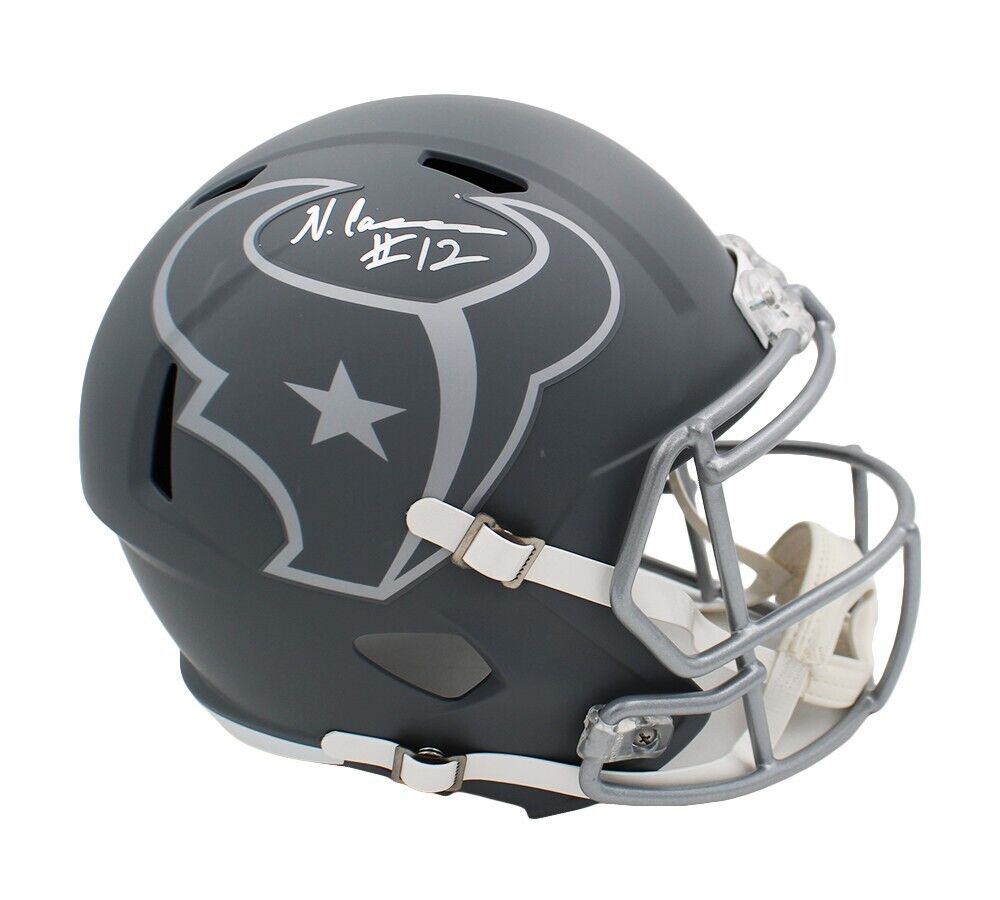 Nico Collins Signed Houston Texans Speed Full Size Slate NFL Helmet – Super Sports Center