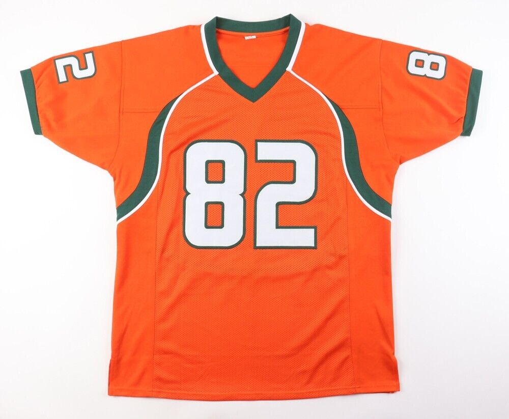 Greg Olsen Signed Miami Hurricanes Jersey (JSA COA) Bears