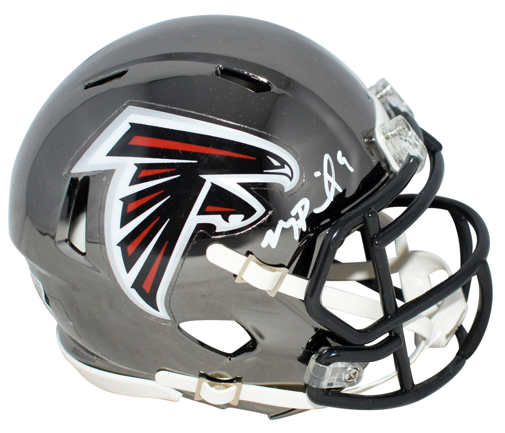 chrome mini football helmets MICHAEL PENIX JR SIGNED ATLANTA FALCONS CHROME SPEED MINI HELMET BECKE – Super Sports Center