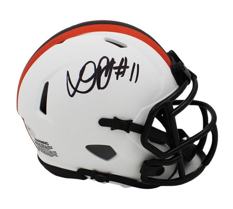 Donovan Peoples-Jones Signed Cleveland Browns Speed Lunar NFL Mini Helmet