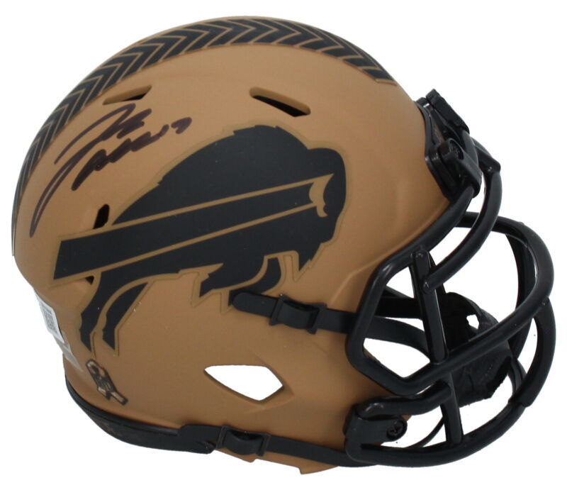 Josh Allen Autographed (Black Ink) Buffalo Bills STS Mini Speed Helmet – Super Sports Center