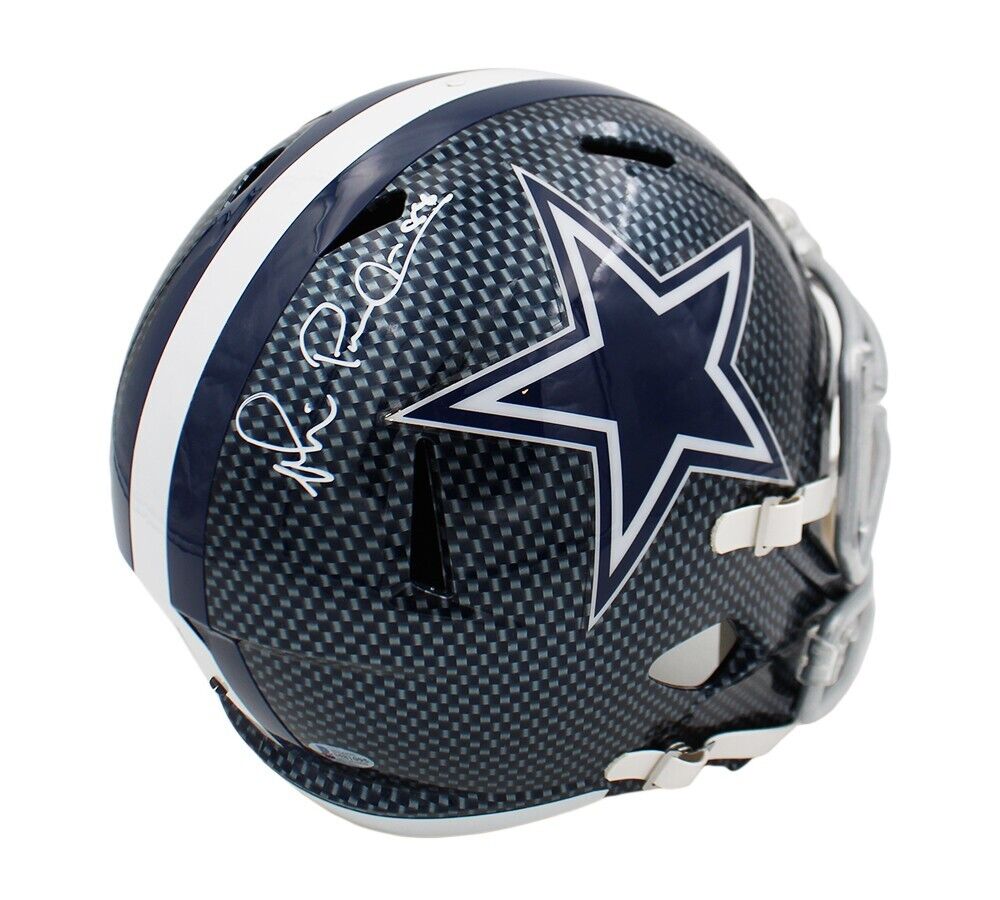 cowboys motorcycle helmet Michael Irvin Signed Dallas Cowboys Speed Full Size Carbon Fiber NFL H – Super Sports Center
