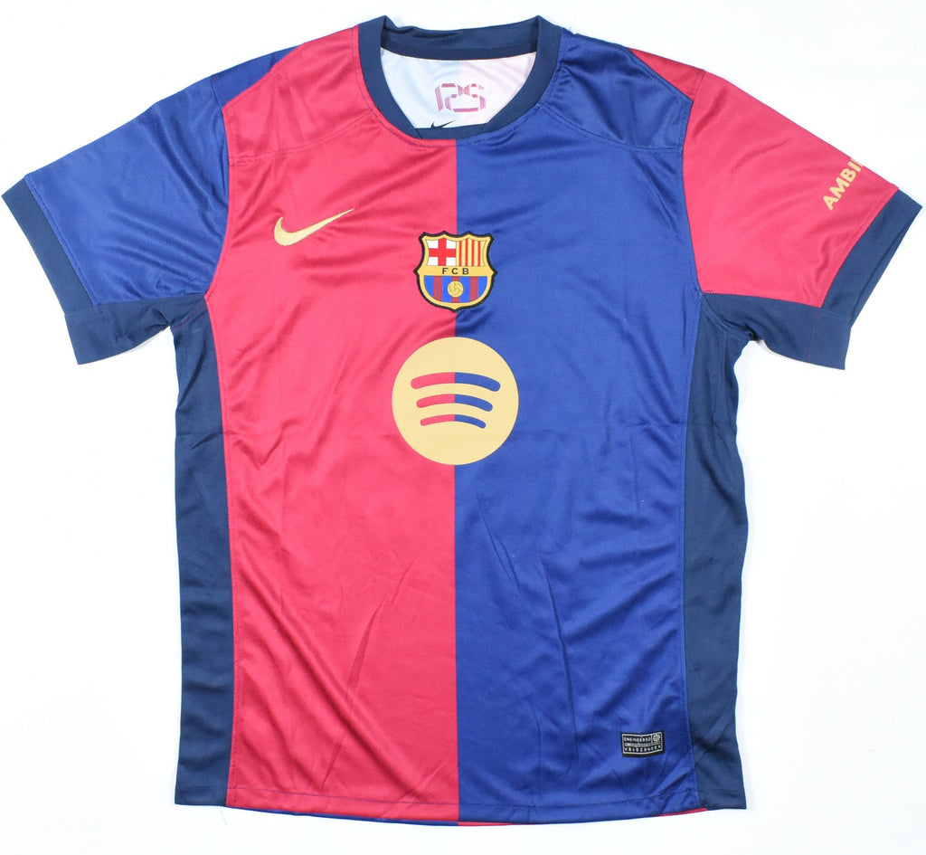 Lamine Yamal Signed FC Barcelona Home Soccer Jersey #19 - Beckett