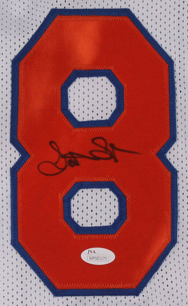 Latrell Sprewell Signed New York Knicks Jersey (JSA COA) 4xNBA All