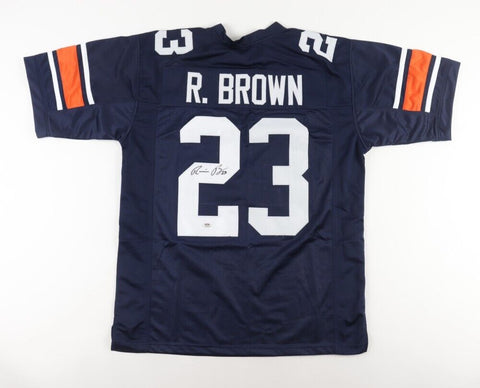 Ronnie Brown Signed Auburn Tigers Jersey (PSA COA) #2 Overall Pk 2005 Dolphins