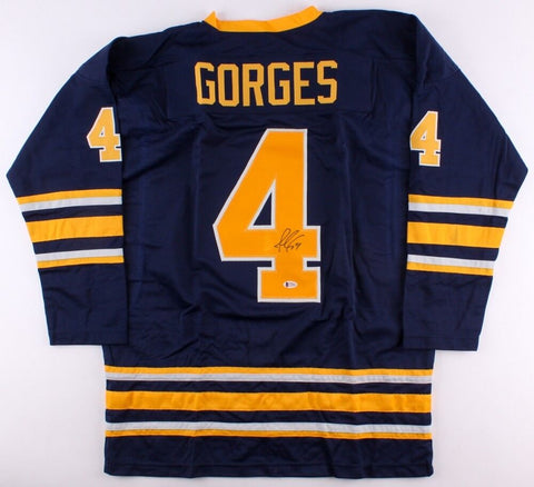 Josh Gorges Signed Buffalo Sabres Jersey (Beckett COA) NHL Career 2005-2018