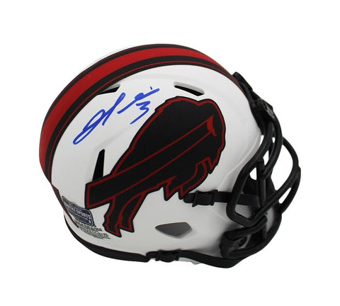 Damar Hamlin Signed Buffalo Bills Speed Lunar NFL Mini Helmet