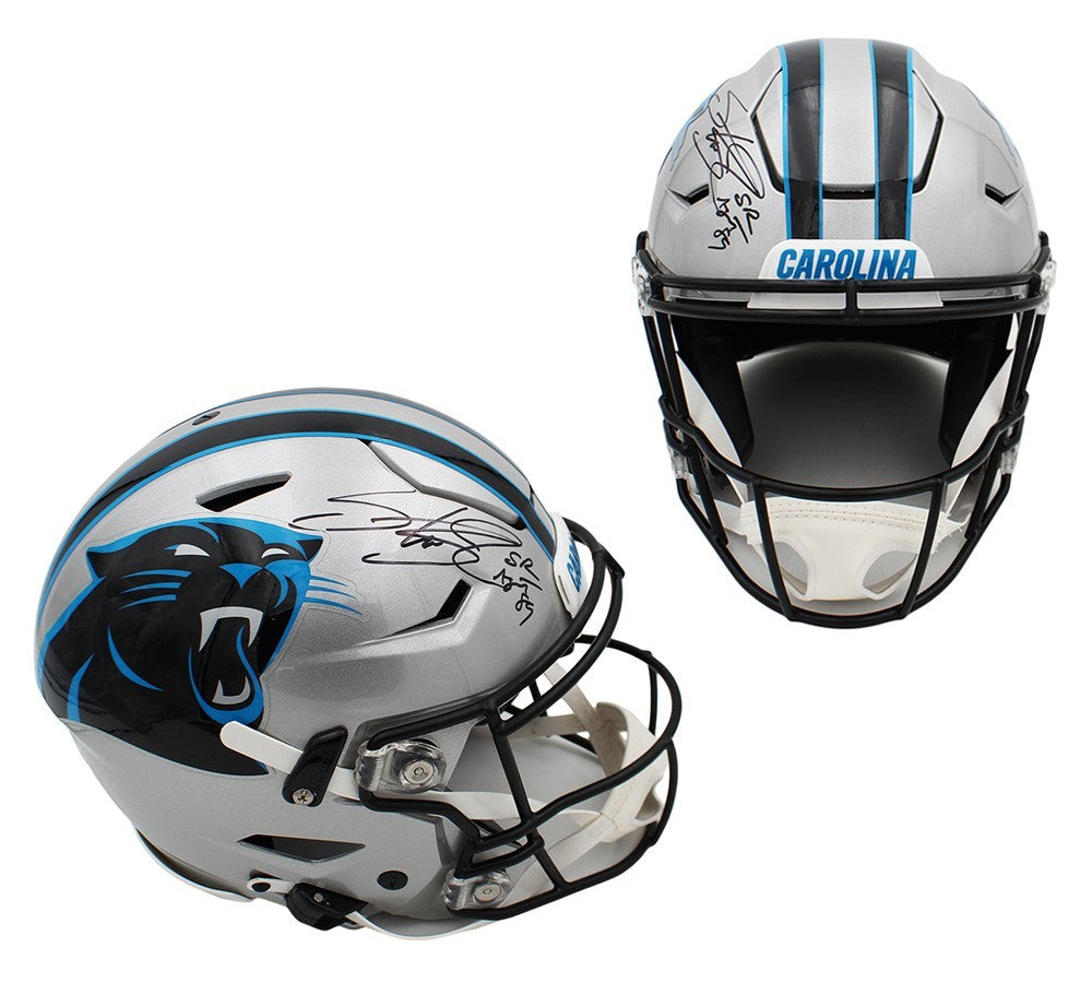 Steve Smith Sr Signed Panthers Speed Flex Authentic NFL Helmet