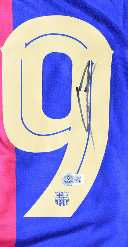 Lamine Yamal Signed FC Barcelona Home Soccer Jersey #19 - Beckett