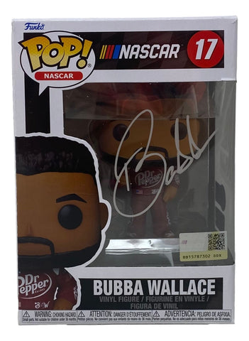 Bubba Wallace Signed NASCAR Funko Pop #17 BAS
