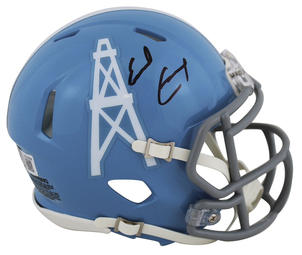 Oilers Earl Campbell Authentic Signed 1960-62 TB Speed Mini Helmet BAS Super Sports Center Oilers Earl Campbell Authentic Signed 1960-62 TB Speed Mini Helmet BAS Super Sports Center