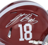Ja'Corey Brooks Alabama Crimson Tide Signed Riddell Speed Mini Helmet