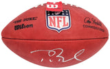 Tom Brady Autographed NFL Leather The Duke Football Fanatics Holo #AA0104245