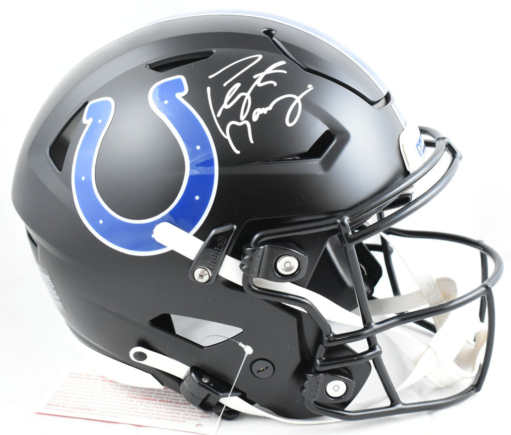 peyton manning speedflex helmet Peyton Manning Signed Indianapolis Colts F/S ALT 23 Speed Flex Helmet – Super Sports Center