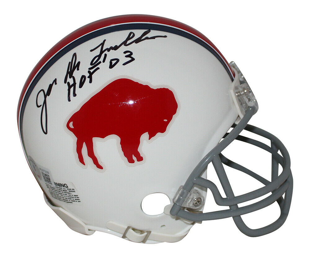 Joe Delamielleure Signed Buffalo Bills 1965 TB Mini Helmet HOF BAS 328 – Super Sports Center