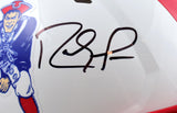Randy Moss Signed Patriots F/S 90-92 Speed Authentic Helmet w/Insc- BA W Holo