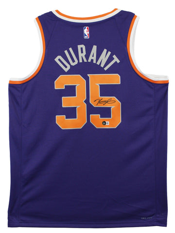 Suns Kevin Durant Authentic Signed Purple Nike Icon Edition Jersey BAS Witnessed
