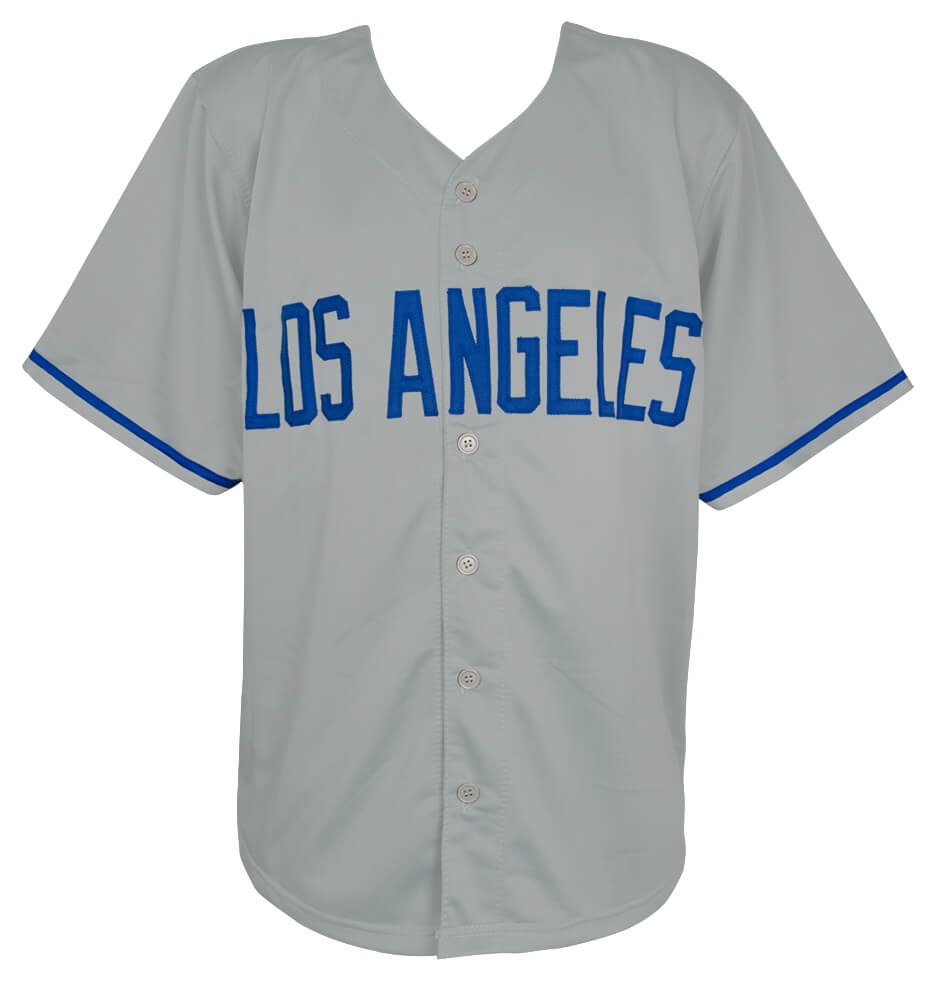 Eric Gagne (DODGERS) Signed Grey Custom Baseball Jersey