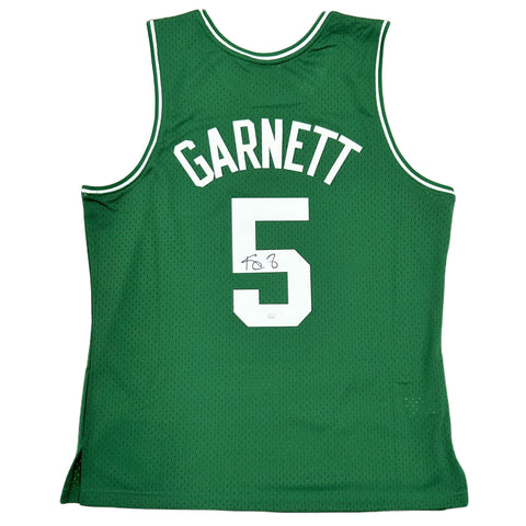 Kevin Garnett Boston Celtics Signed Mitchell & Ness Classics Swingman Jersey JSA