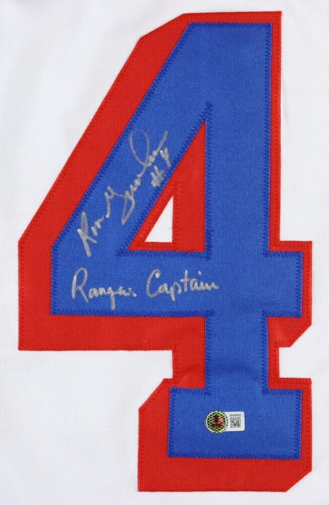 Ron Greschner Signed New York Rangers Jersey 