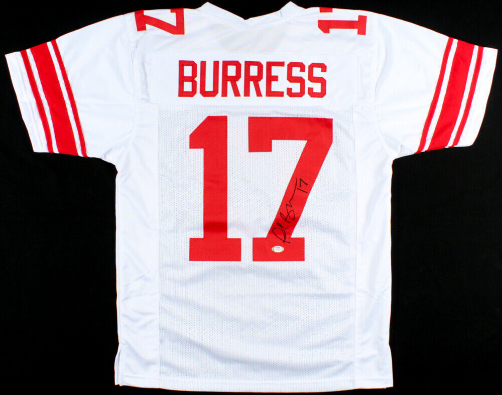 PLAXICO BURRESS SIGNED AUTOGRAPHED CUSTOM PRO STYLE JERSEY PSA COA