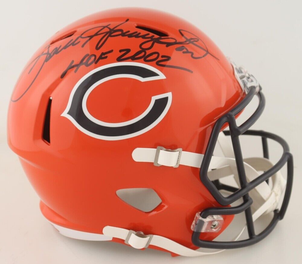 authentic arkansas razorback football helmet Dan Hampton Signed Bears Full-Size Speed Helmet (JSA COA) Arkansas Raz – Super Sports Center