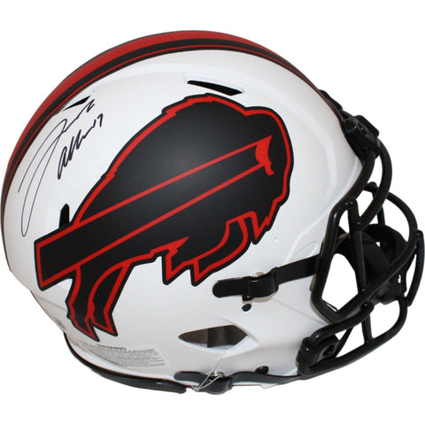 Josh Allen Autographed Buffalo Bills Authentic Lunar Helmet Beckett 43208