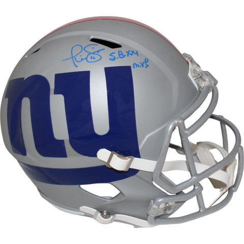 Phil Simms Signed New York Giants F/S Helmet AMP SB MVP Beckett 43247